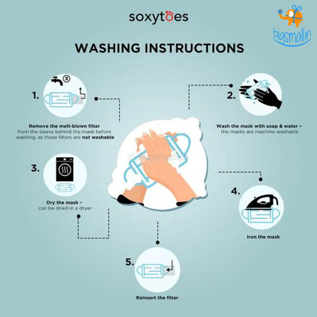 Shatter Print Cotton Mask With Filter
