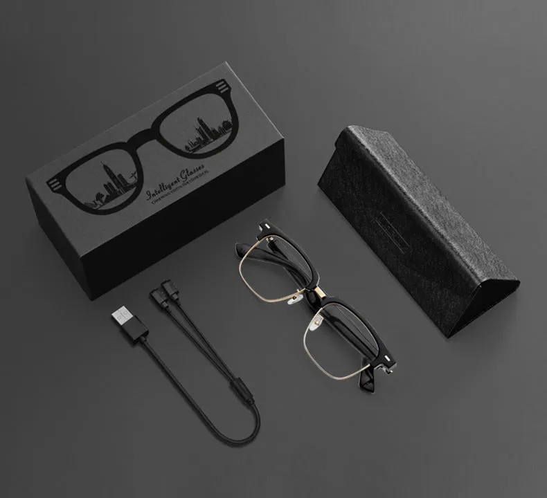 Smart Bluetooth 5.0 Waterproof Call Headphones Anti-Blue Light Music IP67 Wireless glasses