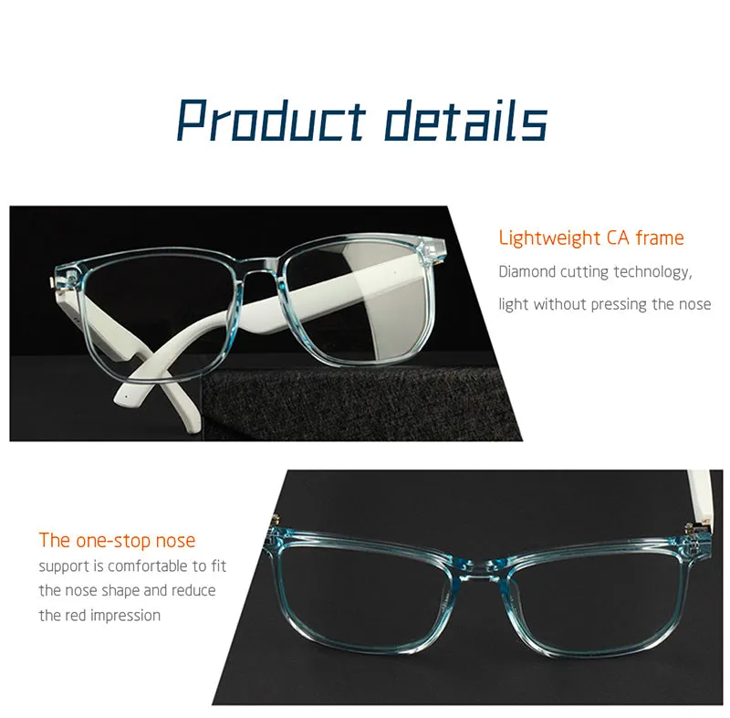 Smart Bluetooth 5.0 Waterproof Call Headphones Anti-Blue Light Music IP67 Wireless glasses