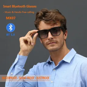 Smart Bluetooth 5.0 Waterproof Call Headphones Anti-Blue Light Music IP67 Wireless glasses