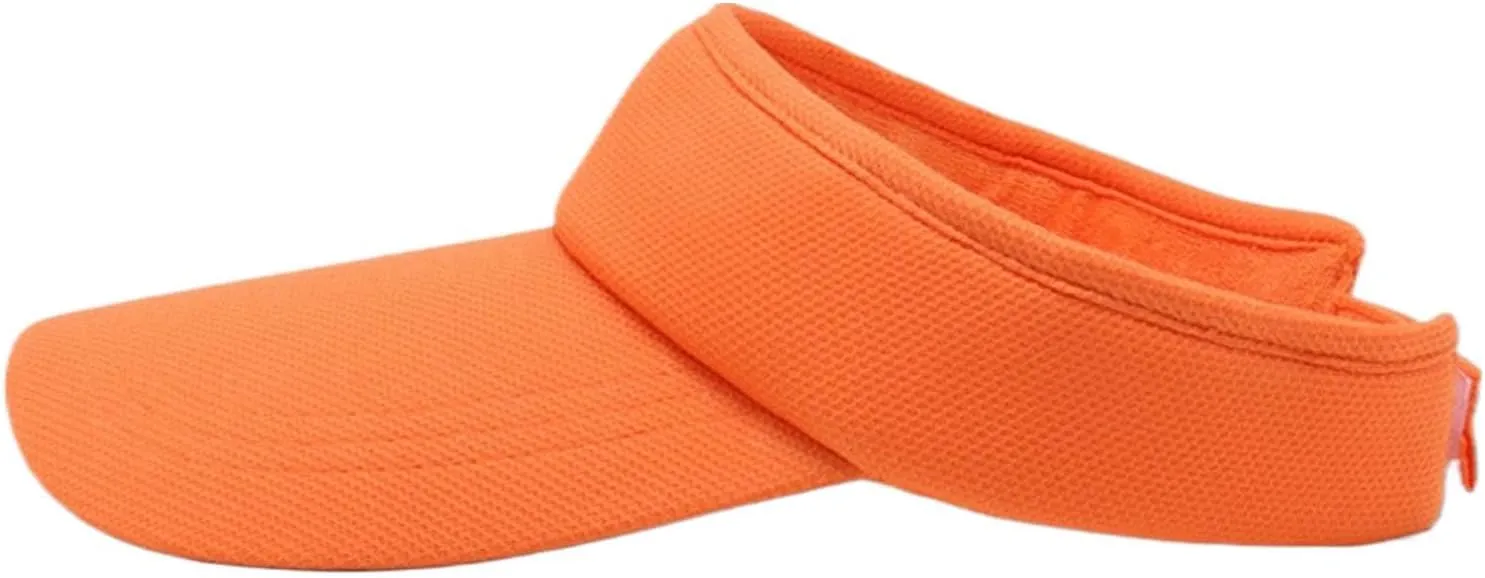 Sports Visor Sun Hats Unisex Men Women Summer Visor Baseball Cap with Thicker Sweatband