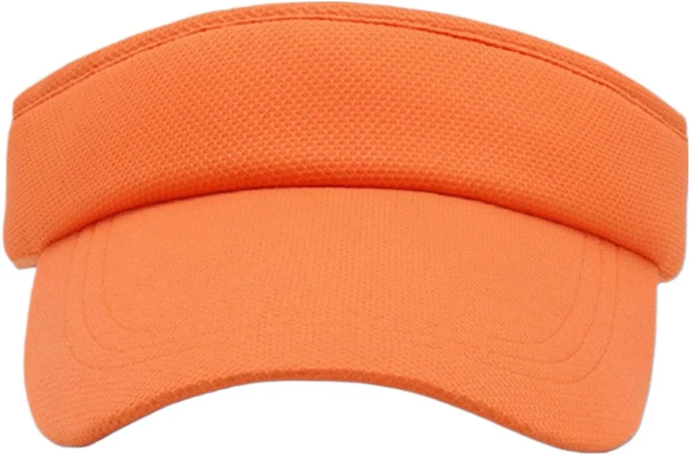 Sports Visor Sun Hats Unisex Men Women Summer Visor Baseball Cap with Thicker Sweatband