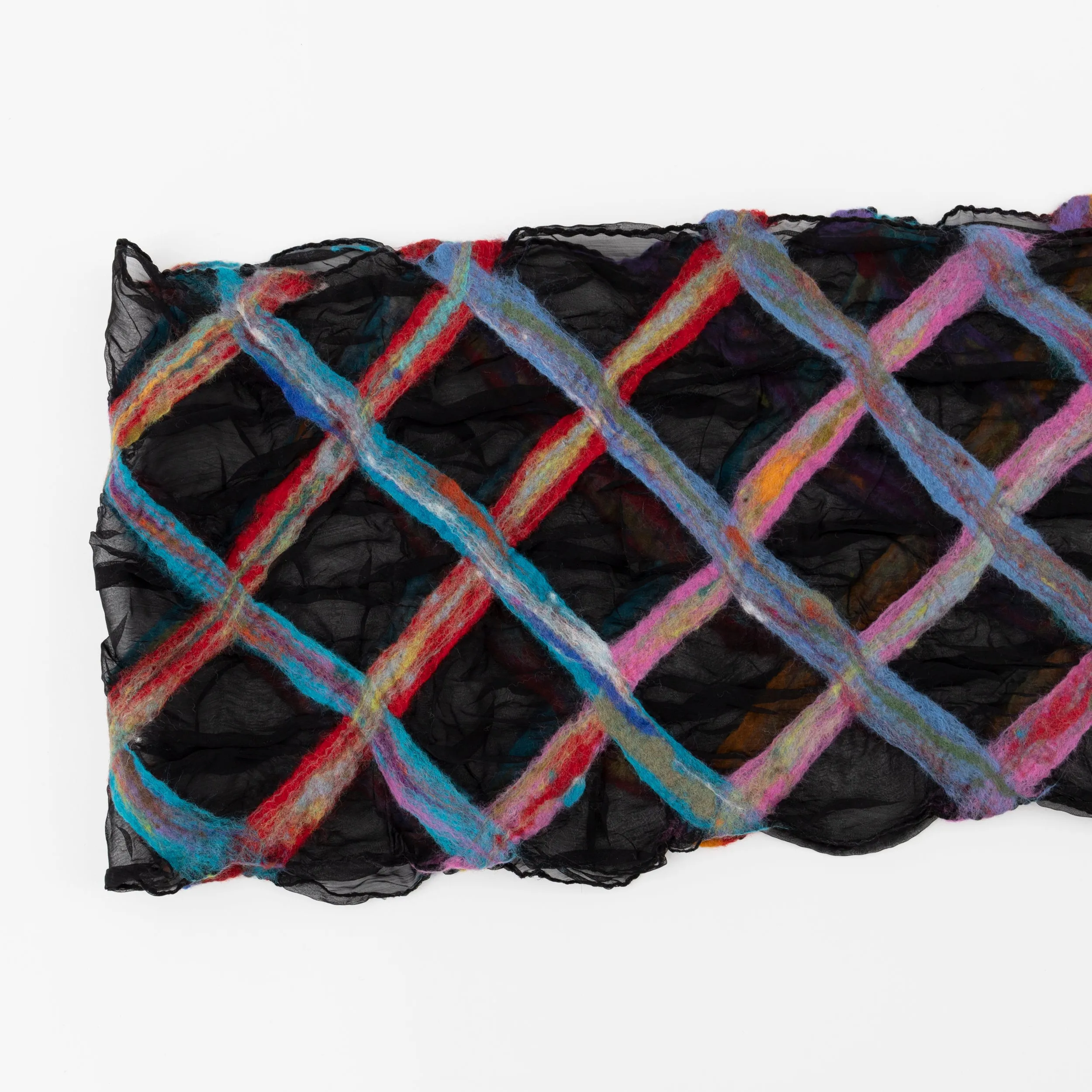 Stained glass chiffon scarf
