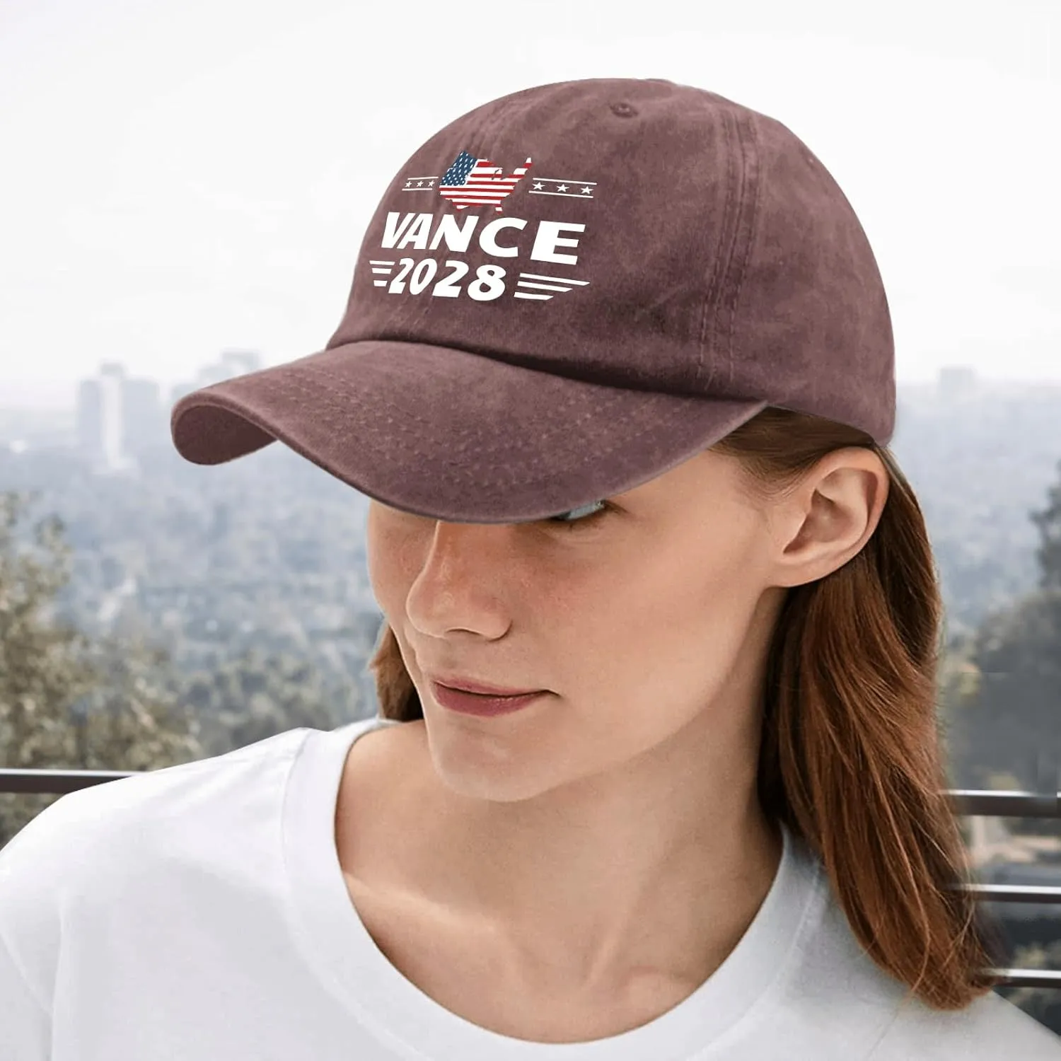 Vance 2028 Cap Women's Hats & Caps Mens Hat Gifts for Men Workout Caps