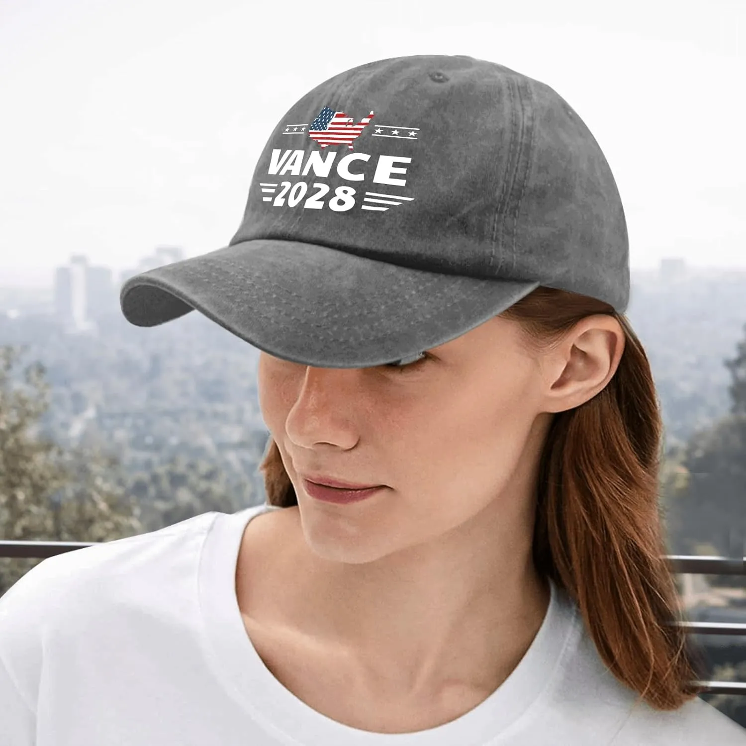 Vance 2028 Cap Women's Hats & Caps Mens Hat Gifts for Men Workout Caps