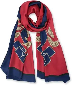 vimate 100% Large Silk Feeling Scarf-Women's Fashion Long Mulberry Silk Satin Neck Scarf Sunscreen Shawl Wrap Headscarf