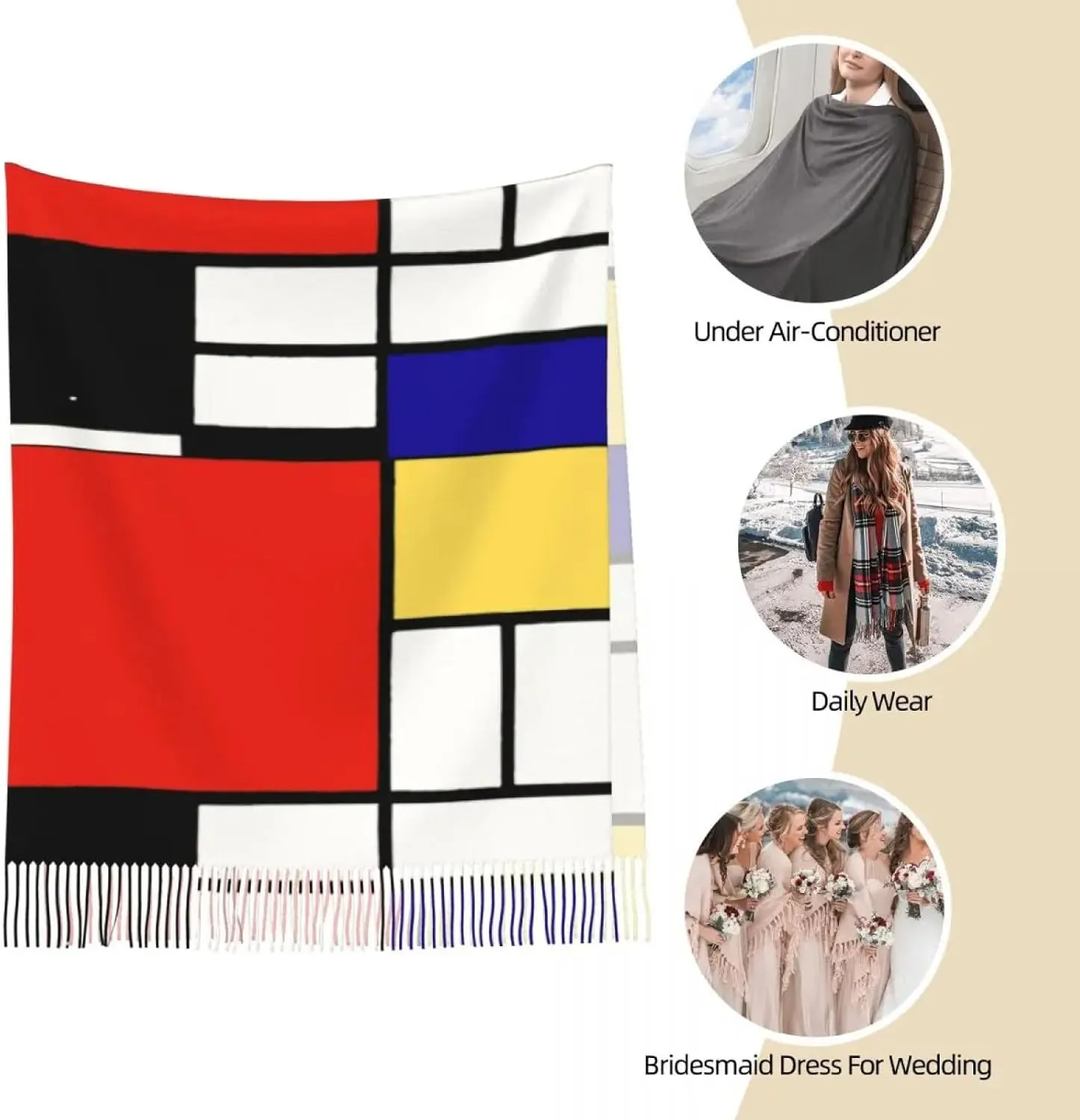 winter scarf for women - Minimalism Art Warm Blanket Scarf for Winter for Women's Fall Winter Cashmere