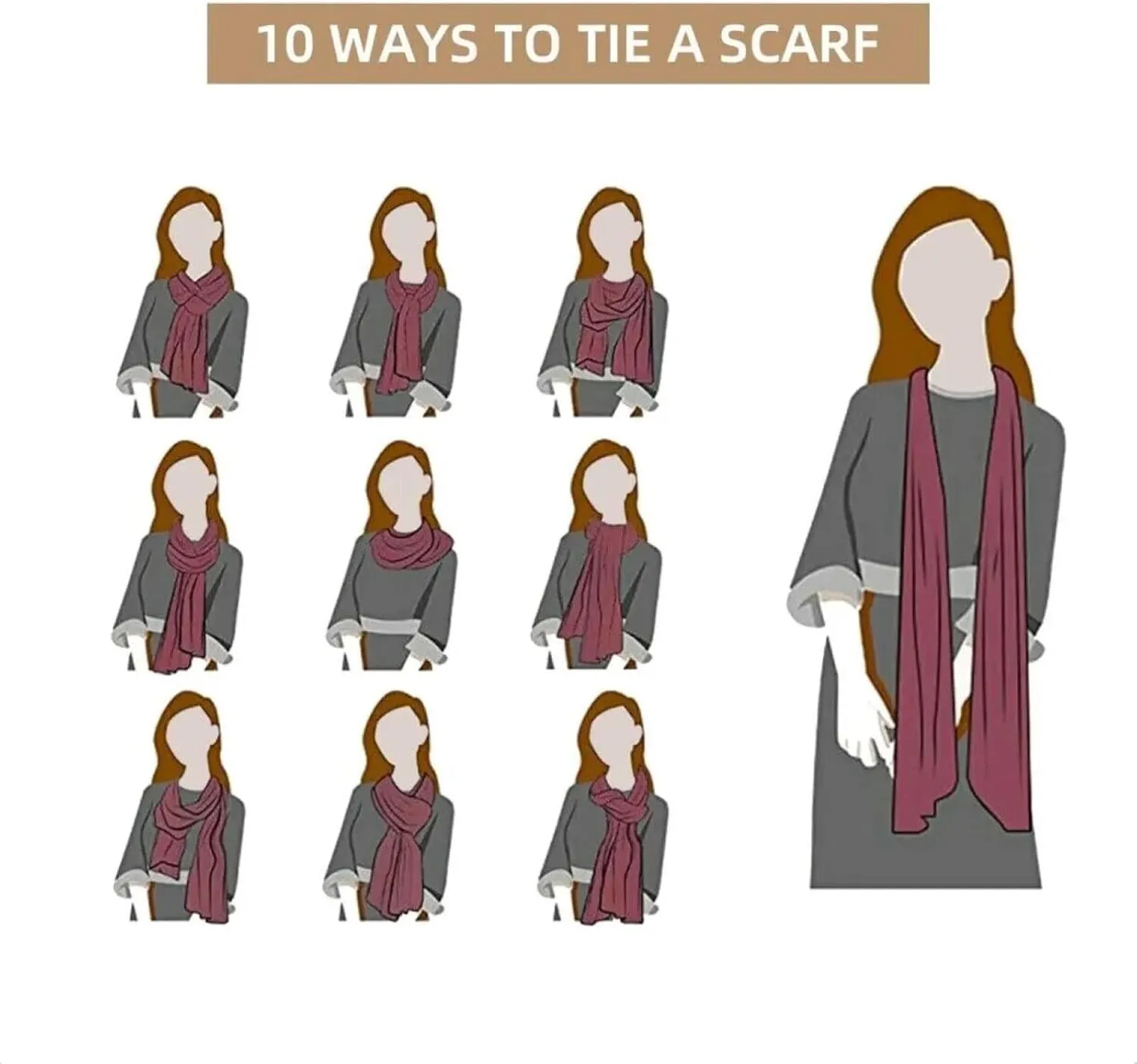 winter scarf for women - Minimalism Art Warm Blanket Scarf for Winter for Women's Fall Winter Cashmere