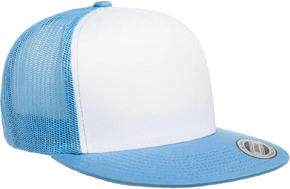 Yupoong 6006 Classic Five Panel Trucker Cap Bundle with THP Hat & Clothing Brush