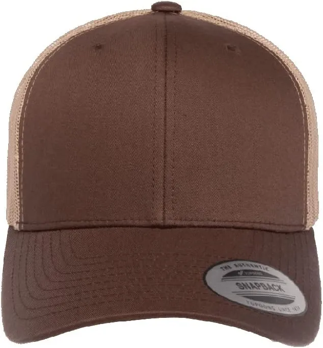 Yupoong Classic Premium Mesh 6 Panel Retro Trucker Cap | Mid Profile Snapback | OSFA | Bulk Pack Available